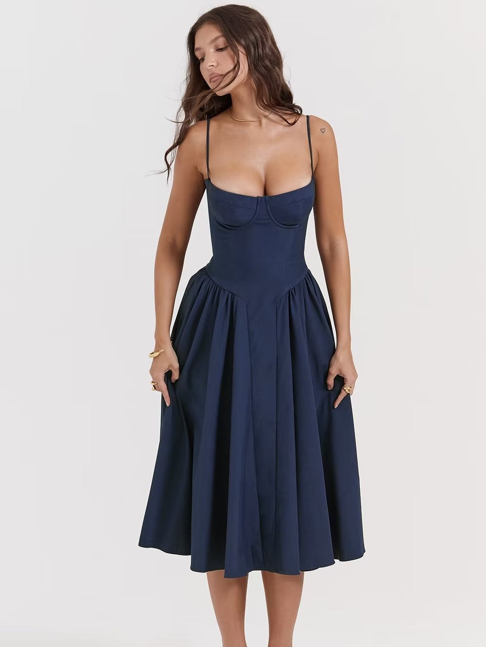 Vestido Midi Meia Bella Curve