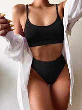 Biquíni Top com Cintura Alta Neon